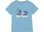 Lilo & Stitch - Maglietta "Just Chill"" Per Bambini TV14925 (104) (Blu Cielo)"