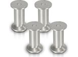 Hengda Set Di 8 Gambe Per Mobili Set Di Gambe Per Tavoli Gambe Per Divani Gambe Per Letti Gambe Per Divani Gambe Per Armadi Gambe Per Mobili In Alluminio 4X150Mm