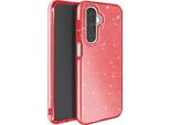 Avizar, Custodia Glitterata Per Samsung Galaxy A26 Antiurto Scintillante, Rosso