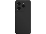 Avizar, Custodia Per Xiaomi Redmi Note 14 5G In Silicone Morbido Opaco, Nero
