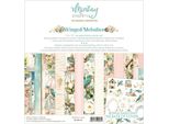 Mintay Set 12 Pezzi 30X30Cm Di Carta Bifacciale Per Scrapbooking 240G - Academia