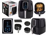 Fettfreie Luftfriteuse 1800W 5.2L Mit Led - Friteuse Schwarz