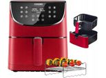 Cosori Fettfreie Friteuse 1700W 5.5L Luftfriteuse 11 Programme Rot