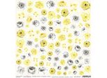 Craft Oclock 30X30Cm Carta Monofacciale Per Scrapbooking 250G, Fiori 027