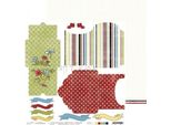 Craft Oclock 30X30Cm Carta Bifacciale Per Scrapbooking 190G Buste Pastelli Per L'infanzia