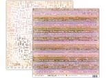Carta Scrapbooking Bifacciale 30X30Cm - Galleria Uhk - Ginger Girl - Pensieri
