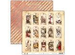 Uhk 30X30Cm Carta Bifacciale Per Scrapbooking - Holiday Glow - Cartellini Regalo