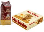 Marlenka® Duopack - Torta Al Miele Con Noci (1 X 800 G) + Caffè Crema (1 X 500 G) - Chicchi Di Caffè