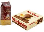 Marlenka® Duopack - Torta Al Miele Al Cacao (1 X 800 G) + Caffè Crema (1 X 500 G) - Chicchi Di Caffè