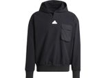 Adidas - Felpa Con Cappuccio "City Escape Premium"" Da Uomo GT1883 (S) (Nero)"