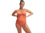 Speedo - Costume Da Bagno Con Scollo A V Per Donna GT198 (38 It) (Arancione)