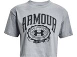 Under Armour - Maglietta A Maniche Corte "Collegiate"" Da Donna GT388 (42 It) (Grigio)"