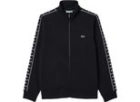 Lacoste - Felpa Con Zip Da Uomo GT847 (Xl) (Nero)