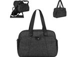 Borsa Fasciatoio Kikkaboo Chelsea Con Fasciatoio, Tasche Laterali, Scomparto Termico Nero