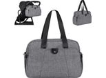Borsa Fasciatoio Kikkaboo Chelsea Con Fasciatoio, Tasche Laterali, Scomparto Termico Grigio Scuro