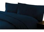 Set Di Copricuscini In Cotone Pettinato Belledorm, 2 Pezzi BM306 (Taglia Unica) (Blu Navy)