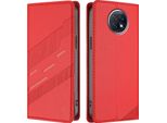 Custodia Per Xiaomi Redmi Note 9T, Custodia A Portafoglio In Finto Cuoio Con Slot Per Schede E Funzione Stand Rot