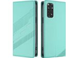 Custodia Per Xiaomi Redmi Note 11S/Note 11 4G/Note 12S, Custodia In Finto Cuoio Con Slot Per Schede E Funzione Stand TüRkis