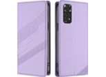 Custodia Per Xiaomi Redmi Note 11S/Note 11 4G/Note 12S, Custodia A Portafoglio In Finto Cuoio Con Slot Per Schede E Funzione Stand Violett