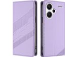 Custodia Per Xiaomi Redmi Note 13 Pro+ 5G, Custodia A Portafoglio In Finto Cuoio Con Slot Per Schede E Funzione Stand Violett
