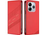 Custodia Per Xiaomi Redmi Note 14 4G, Custodia A Portafoglio In Finto Cuoio Con Slot Per Schede E Funzione Stand Rot