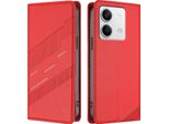 Custodia Per Xiaomi Redmi Note 13 5G, Custodia Portafoglio In Finto Cuoio Con Slot Per Schede E Funzione Stand Rot