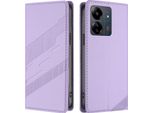 Custodia Per Xiaomi Redmi 13C /Poco C65/Poco M6 5G, Custodia Portafoglio In Finto Cuoio Con Slot Per Schede E Funzione Stand Violett