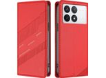 Custodia Per Xiaomi Redmi K70 Ultra, Custodia A Portafoglio In Finto Cuoio Con Slot Per Schede E Funzione Stand Rot