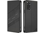 Custodia Per Xiaomi Redmi Note 11S/Note 11 4G/Note 12S, Custodia A Portafoglio In Finto Cuoio Con Slot Per Schede E Funzione Stand Schwarz