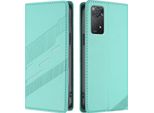 Custodia Per Xiaomi Redmi Note 11 Pro 5G/4G/Note 12 Pro 4G, Custodia In Finto Cuoio Con Slot Per Schede E Funzione Stand TüRkis