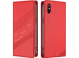 Custodia Per Xiaomi Redmi 9A, Custodia A Portafoglio In Finto Cuoio Con Slot Per Schede E Funzione Stand Rot