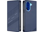 Custodia Per Xiaomi Redmi A5, Custodia A Portafoglio In Finto Cuoio Con Slot Per Schede E Funzione Stand Blau