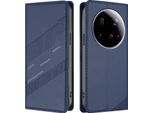 Custodia Per Xiaomi 15 Ultra, Custodia A Portafoglio In Finto Cuoio Con Slot Per Schede E Funzione Stand Blau