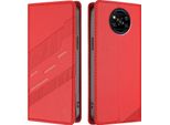 Custodia Per Xiaomi Poco X3/Poco X3 Nfc/Poco X3 Pro, Custodia A Portafoglio In Finto Cuoio Con Slot Per Schede E Funzione Stand Rot