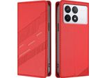 Custodia Per Xiaomi 14T Pro, Custodia A Portafoglio In Finto Cuoio Con Slot Per Schede E Funzione Stand Rot