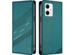 Custodia Per Xiaomi Poco X5, Custodia A Portafoglio In Finto Cuoio Con Slot Per Carte E Funzione Stand GrüN