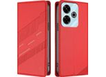 Custodia Per Xiaomi Redmi 13/Redmi 13 5G/Poco M6 4G/Poco M6 Plus, Custodia A Portafoglio In Finto Cuoio Con Slot Per Schede E Funzione Stand Rot