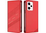 Custodia Per Xiaomi Poco X5 Pro, Custodia A Portafoglio In Finto Cuoio Con Slot Per Schede E Funzione Stand Rot