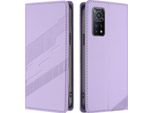 Custodia Per Xiaomi Mi 10T/ Mi 10T Pro, Custodia A Portafoglio In Finto Cuoio Con Slot Per Schede E Funzione Stand Violett
