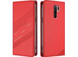 Custodia Per Xiaomi Redmi 9, Custodia A Portafoglio In Finto Cuoio Con Slot Per Schede E Funzione Stand Rot