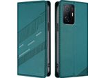Custodia Per Xiaomi 11T / 11T Pro, Custodia A Portafoglio In Finto Cuoio Con Slot Per Schede E Funzione Stand GrüN