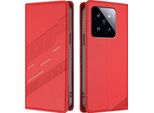 Custodia Per Xiaomi 14 Pro, Custodia A Portafoglio In Finto Cuoio Con Slot Per Schede E Funzione Stand Rot