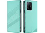 Custodia Per Xiaomi 11T / 11T Pro, Custodia A Portafoglio In Finto Cuoio Con Slot Per Schede E Funzione Stand TüRkis