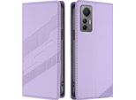 Custodia Per Xiaomi 12 Lite, Custodia A Portafoglio In Finto Cuoio Con Slot Per Schede E Funzione Stand Violett