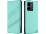 Custodia Per Xiaomi Redmi 13C /Poco C65/Poco M6 5G, Custodia In Finto Cuoio Con Slot Per Schede E Funzione Stand TüRkis