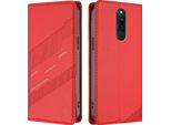 Custodia Per Xiaomi Redmi 8/Redmi 8A, Custodia A Portafoglio In Finto Cuoio Con Slot Per Schede E Funzione Stand Rot