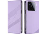 Custodia Per Xiaomi 15, Custodia A Portafoglio In Finto Cuoio Con Slot Per Schede E Funzione Stand Violett