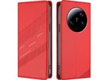 Custodia Per Xiaomi 13 Ultra, Custodia A Portafoglio In Finto Cuoio Con Slot Per Schede E Funzione Stand Rot