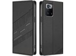 Custodia Per Xiaomi Poco X3 Gt, Custodia A Portafoglio In Finto Cuoio Con Slot Per Carte E Funzione Stand Schwarz