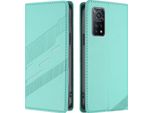 Custodia Per Xiaomi Mi 10T/ Mi 10T Pro, Custodia A Portafoglio In Finto Cuoio Con Slot Per Schede E Funzione Stand TüRkis